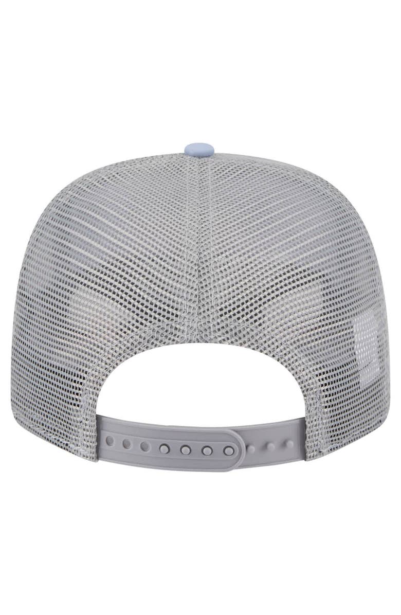 New Era Men's New Era Light Blue/Gray New York Knicks Adventure Aloha Pattern 9SEVENTY Stretch-Snap Hat, Alternate, color, Light Blue