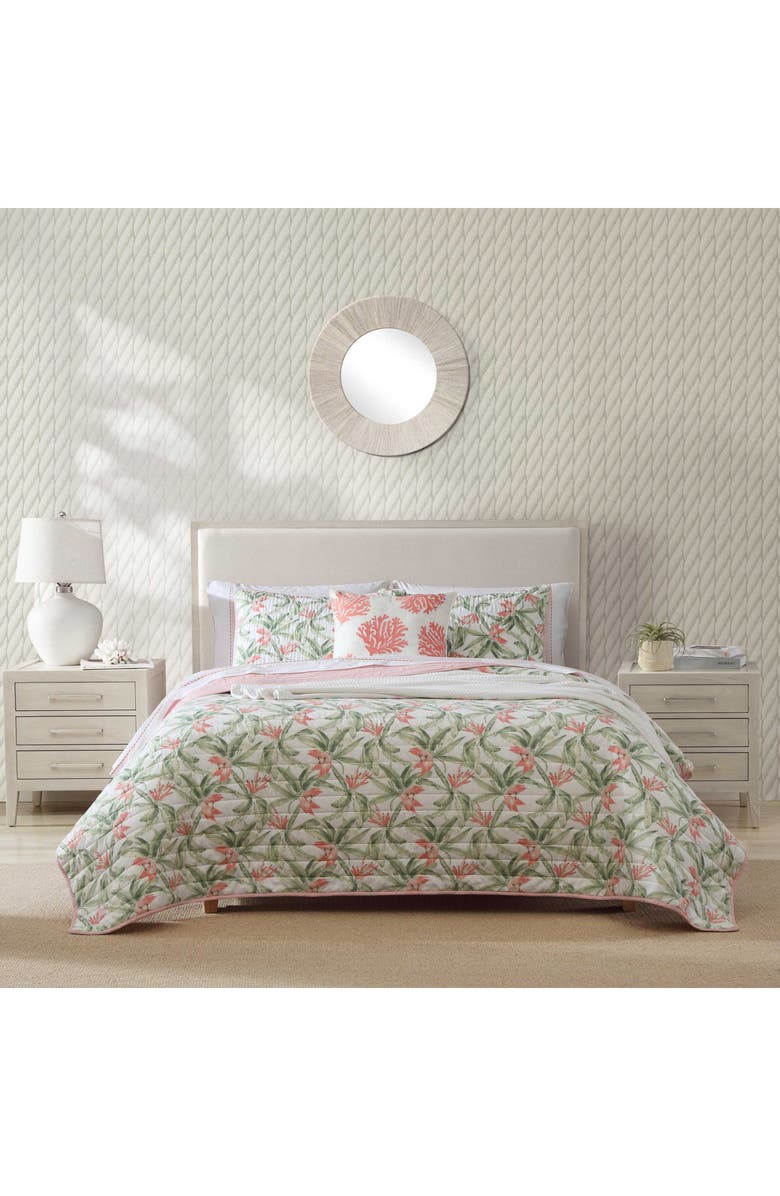 Tommy Bahama Alcapulco Palm 3-Piece Quilt & Sham Set, Alternate, color,
