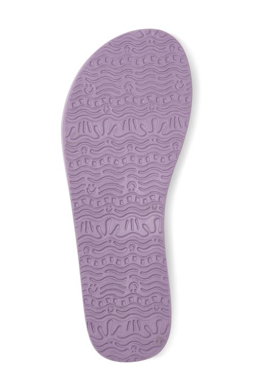 Sanuk Yoga Joy Ii Flip Flop In Purple