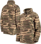 G-III SPORTS BY CARL BANKS Women's G-III Sports by Carl Banks Camo Boston Bruins Sherpa Quarter-Zip Jacket