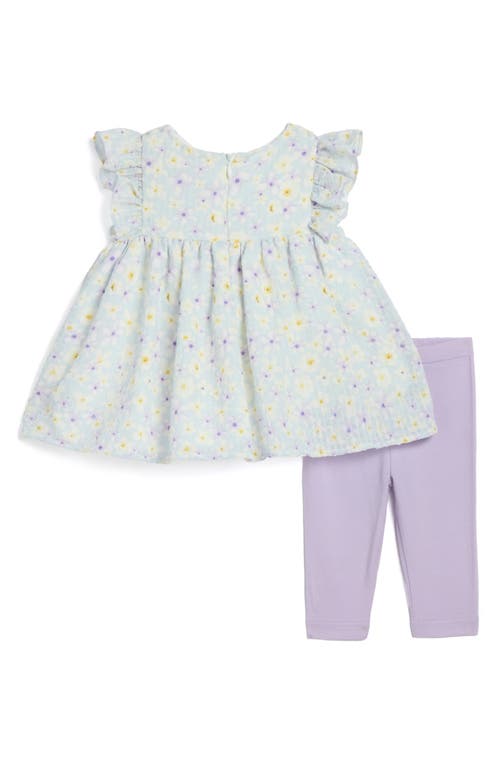 PIPPA & JULIE PIPPA & JULIE CASSIDY FLORAL RUFFLE TOP & LEGGINGS SET