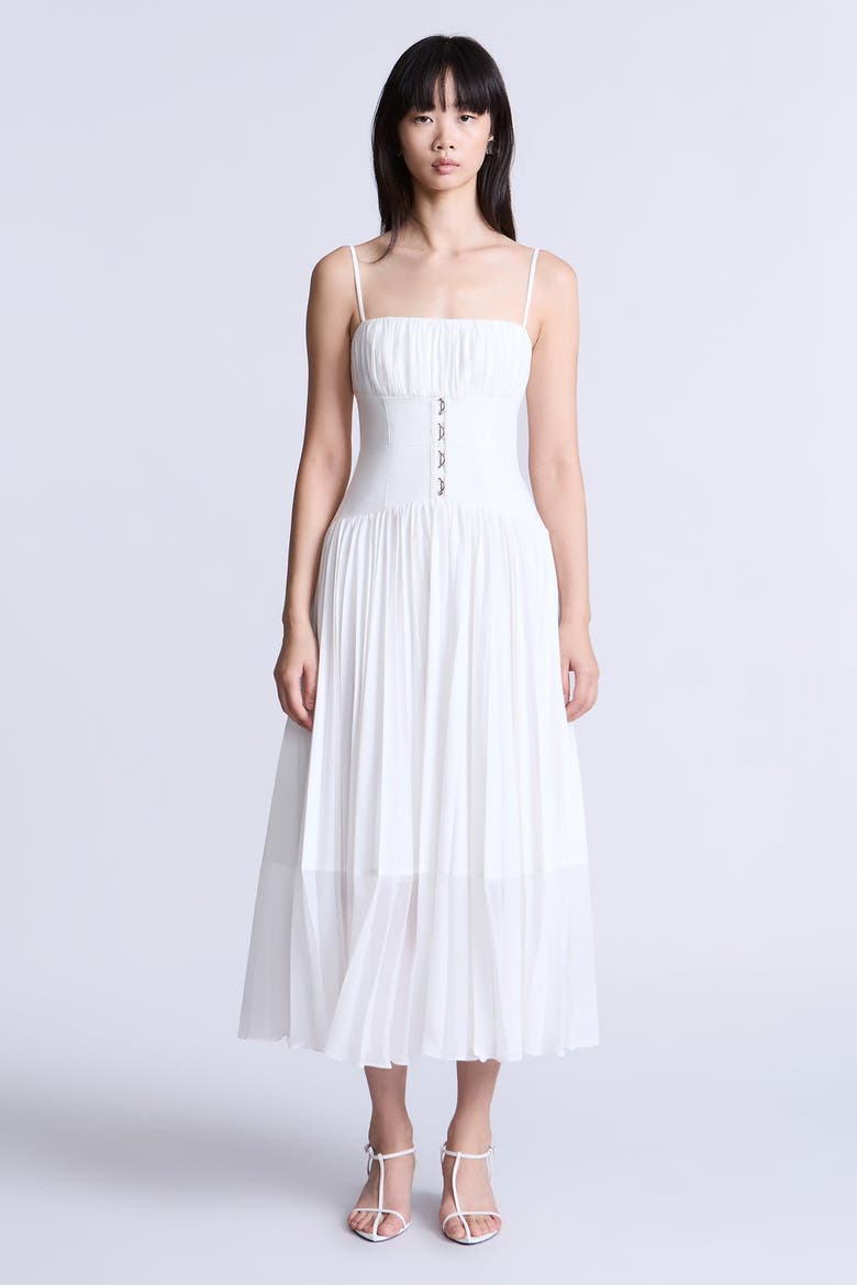 Sara Dress, Main, color, White