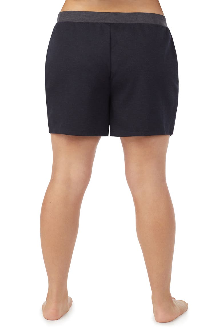 Refinery 29 Boxer Sleep Shorts, Alternate, color, BLACK