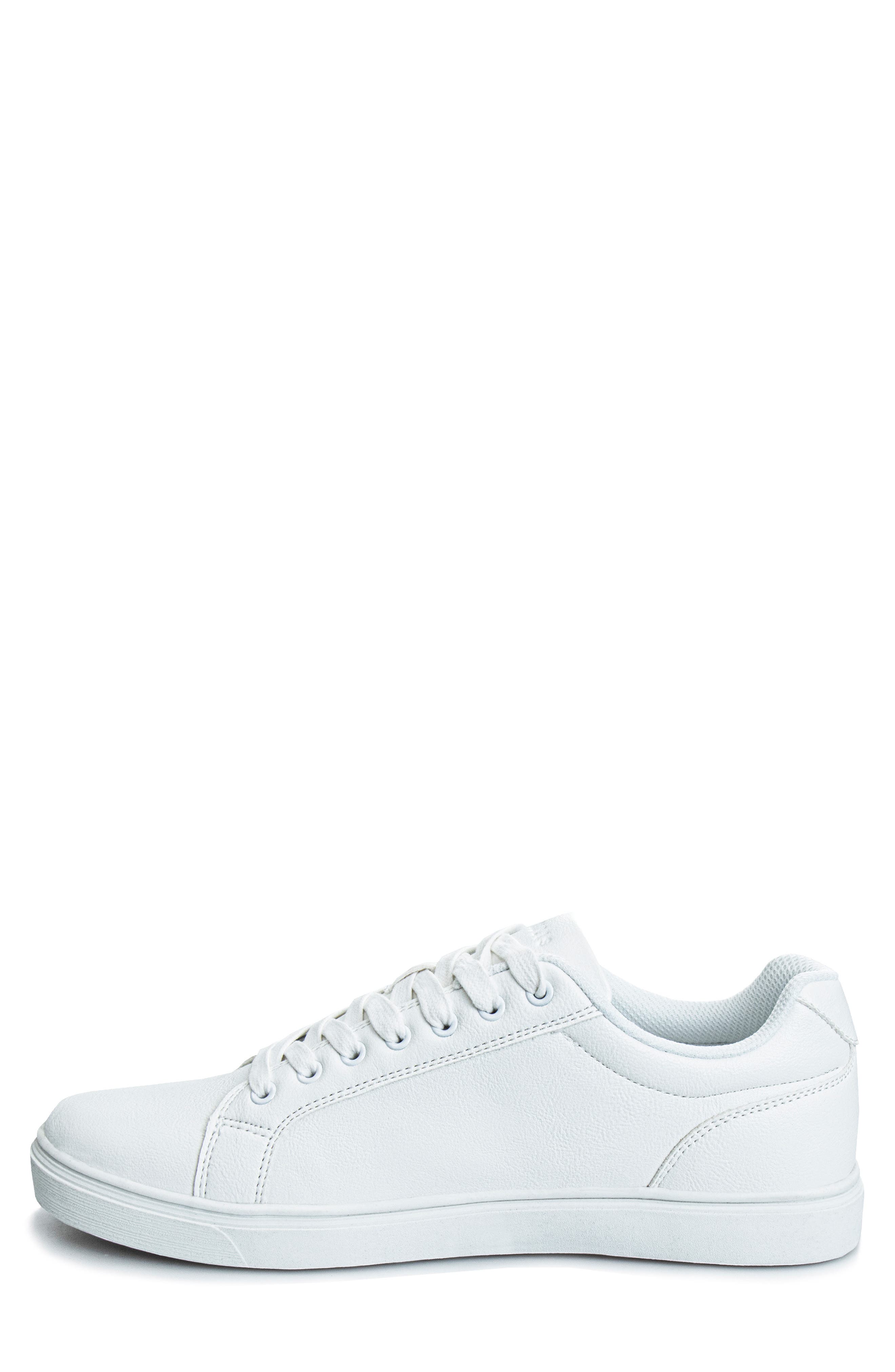 Low Top Sneaker, Alternate, color, WHITE