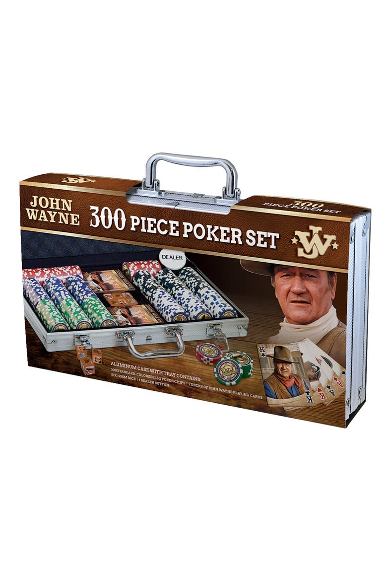 John Wayne 300 Piece Poker Set, Main, color, Multicolor