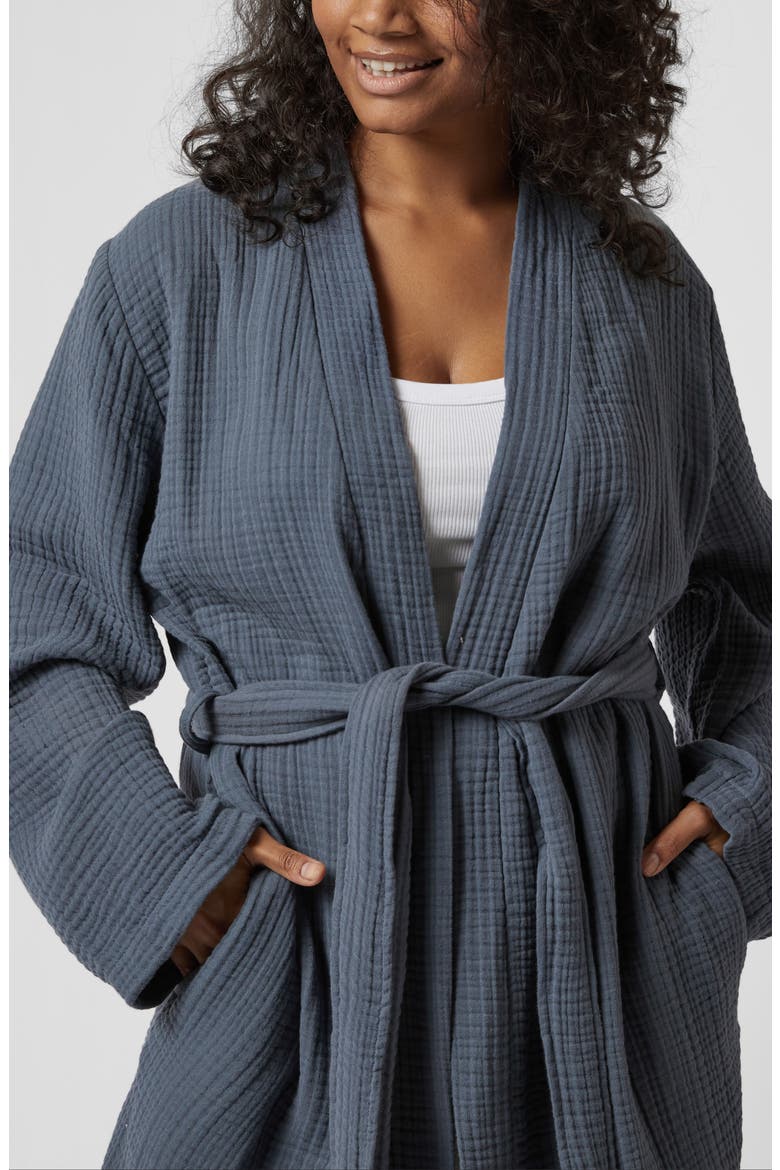 Gender Inclusive Cloud Cotton Robe, Alternate, color, DUSK
