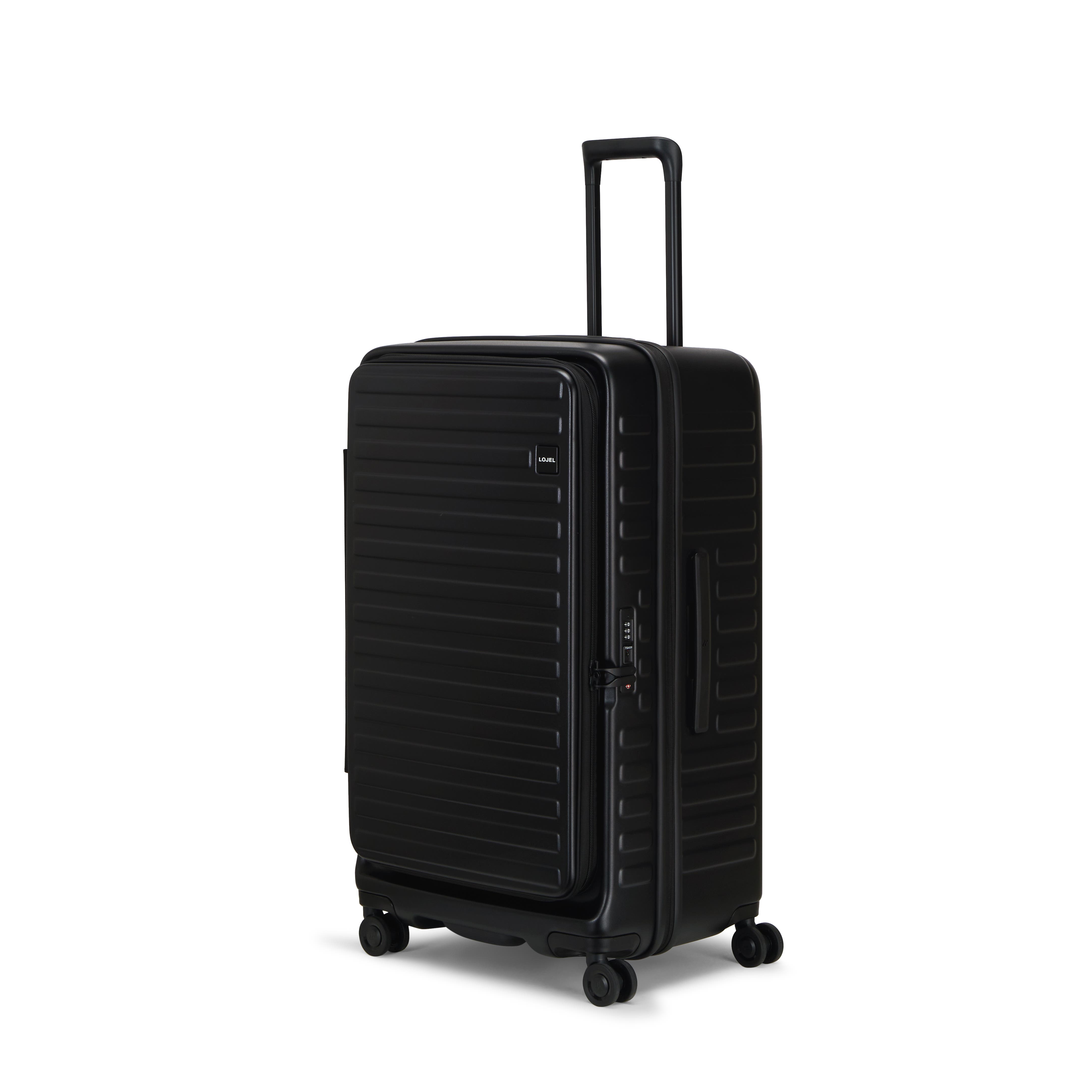 LOJEL Cubo Fit Check in 29 inch Lightweight Luggage, Alternate, color, Black