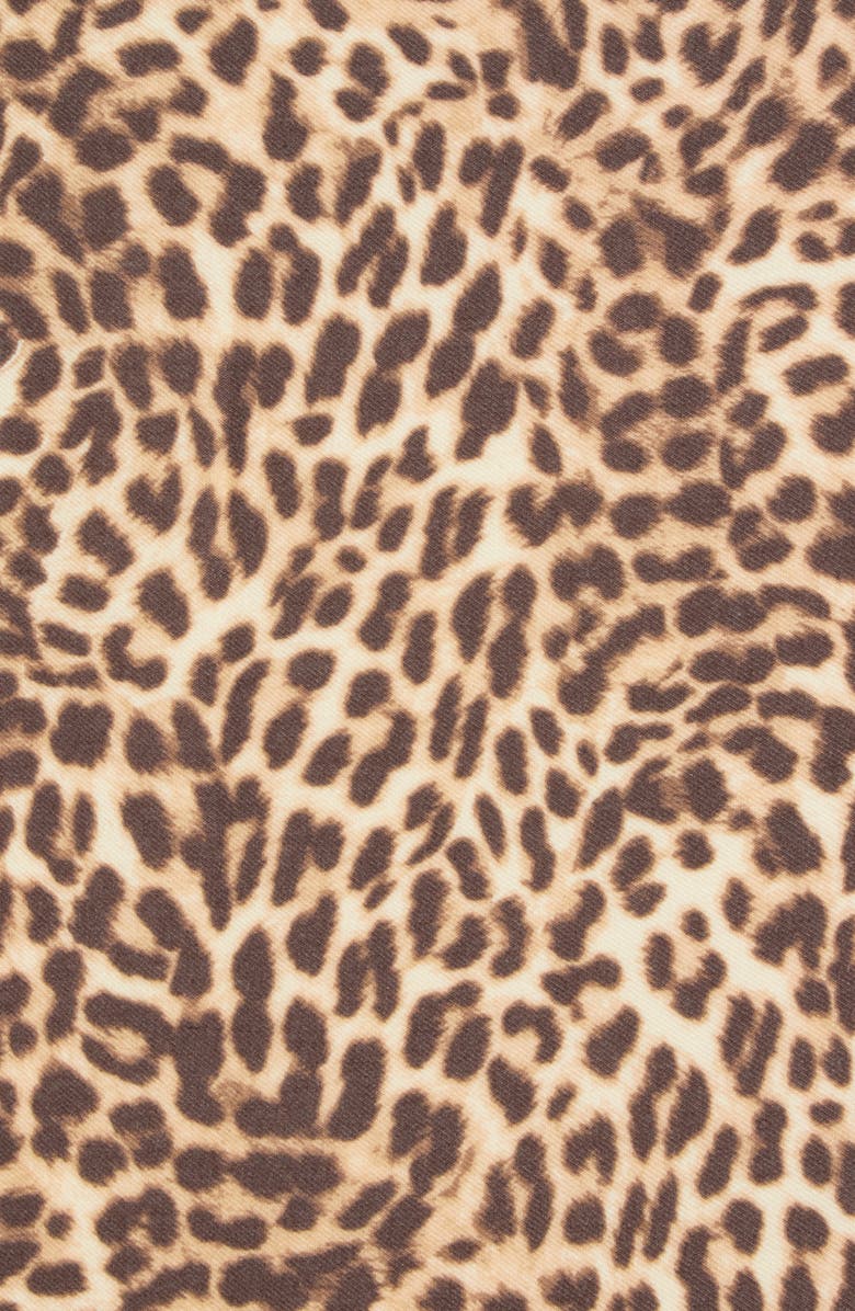 Vince Camuto Hazy Leopard Scarf, Alternate, color, Sand