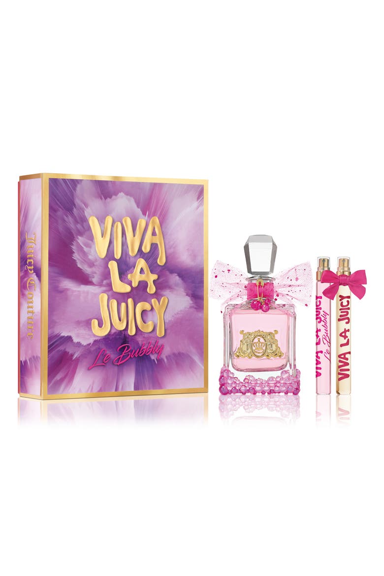 Viva La Juicy Le Bubbly Eau de Parfum 3-Piece Gift Set $190 Value, Main, color, NO COLOR
