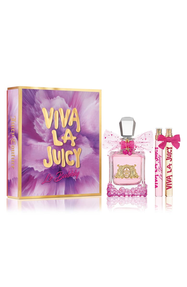 Juicy Couture Viva La Juicy Le Bubbly Eau de Parfum 3-Piece Gift Set $190 Value, Main, color, 