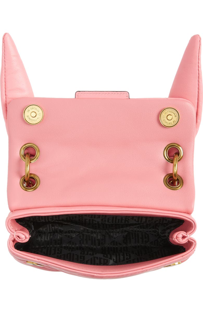 Kurt Geiger London Mini Kensington Knot Handle Quilted Leather Crossbody Bag, Alternate, color,