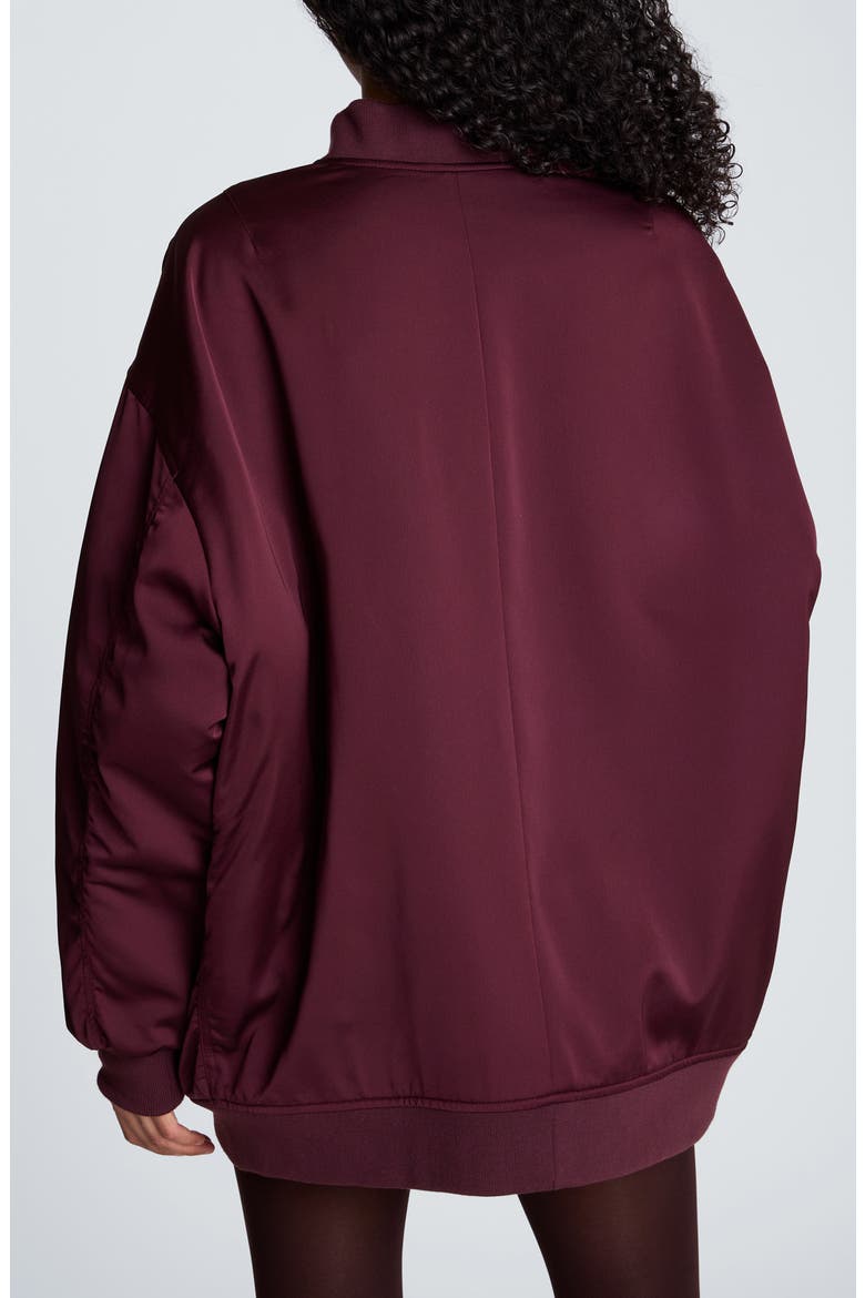 Boyfriend Bomber Jacket, Alternate, color, SUGAR BEET