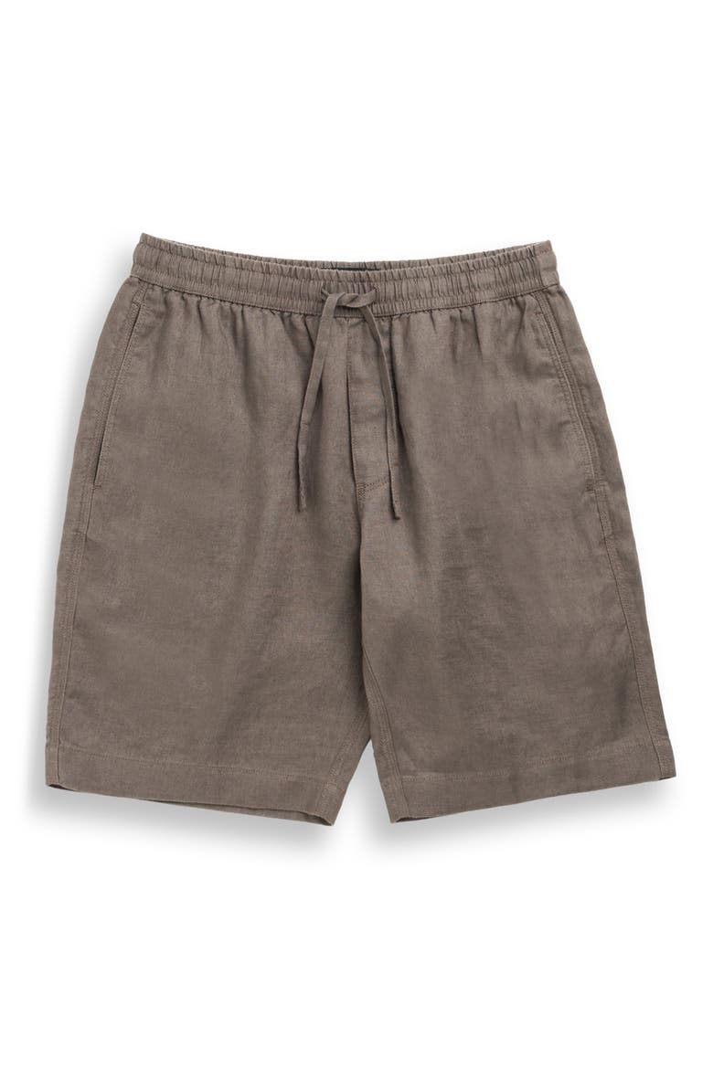 Linen Shorts, Alternate, color, DRIFTWOOD