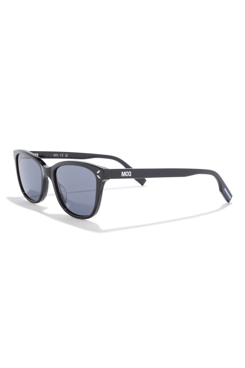51mm Cat Eye Sunglasses, Alternate, color, BLACK BLACK GREY
