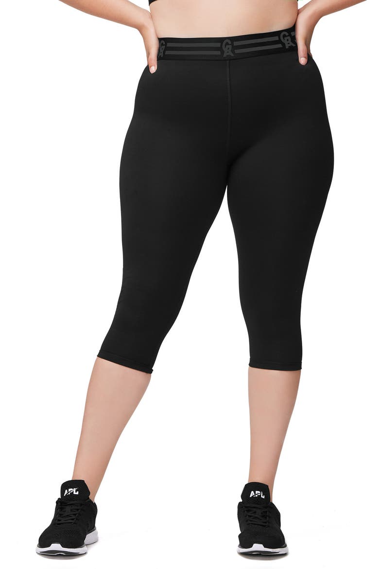 Icon Crop Leggings, Alternate, color, BLACK001