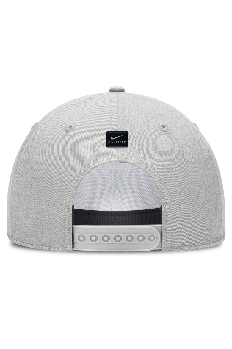 Men's Nike  Gray Ohio State Buckeyes 2026 Sideline Dri-FIT Rise Adjustable Hat, Alternate, color, Gray