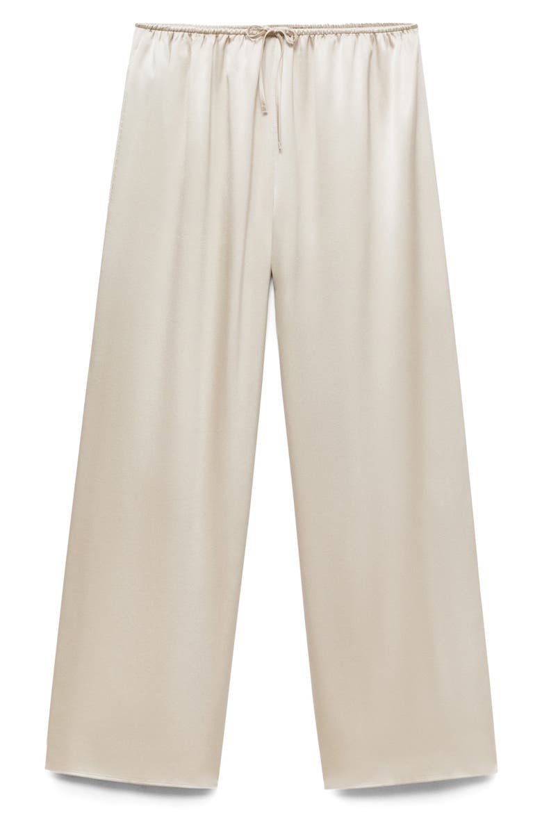 Stretch Silk Pajama Pants, Alternate, color, LIGHT/ PASTEL GREY