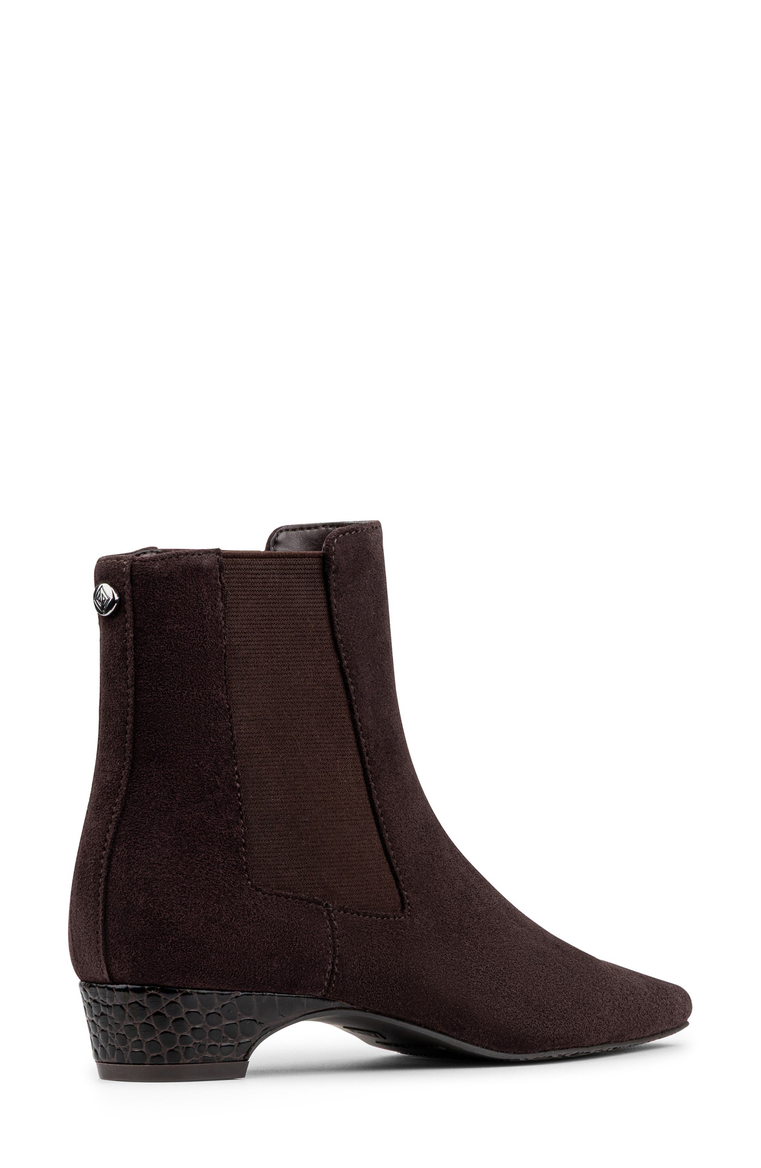 CIty Patent Chelsea Boot, Alternate, color, DARK BROWN
