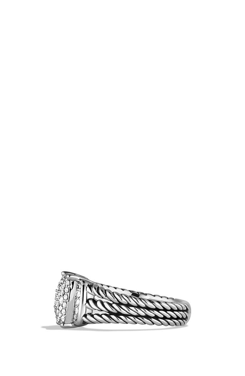 David Yurman Wheaton Petite Ring with Diamonds, Alternate, color, 