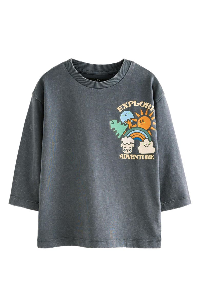 NEXT Kids' Adventure Long Sleeve Cotton Graphic T-Shirt, Main, color, 