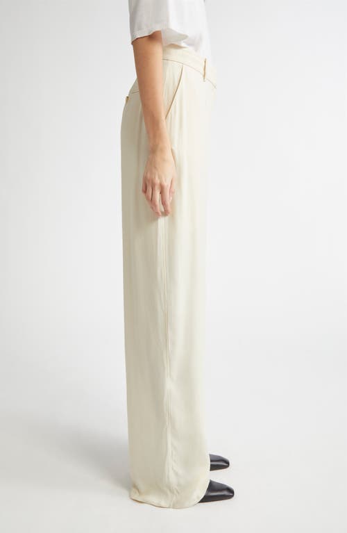 Totême Toteme Pleated Fluid Pants In Neutral
