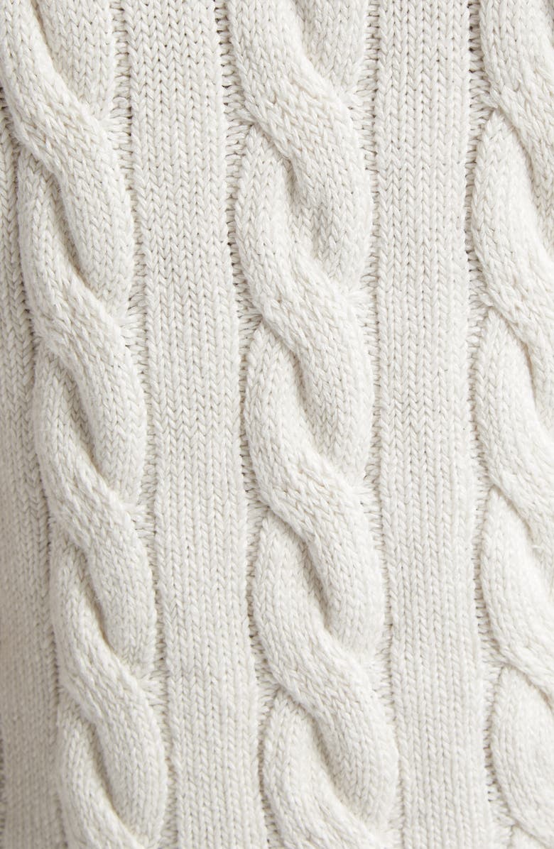 Veronica Beard Jerrel Cable Linen & Silk Sweater Tank, Alternate, color, 