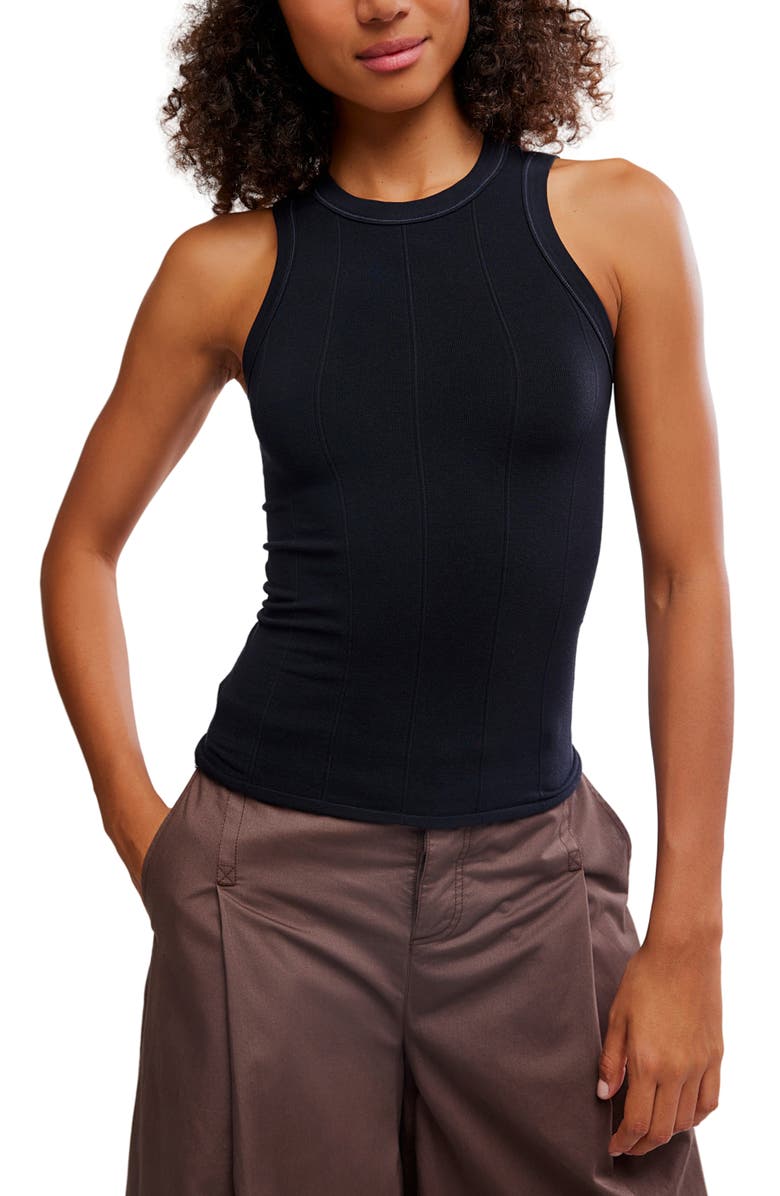 Free People So Soft Modal Blend Tank, Main, color, Black