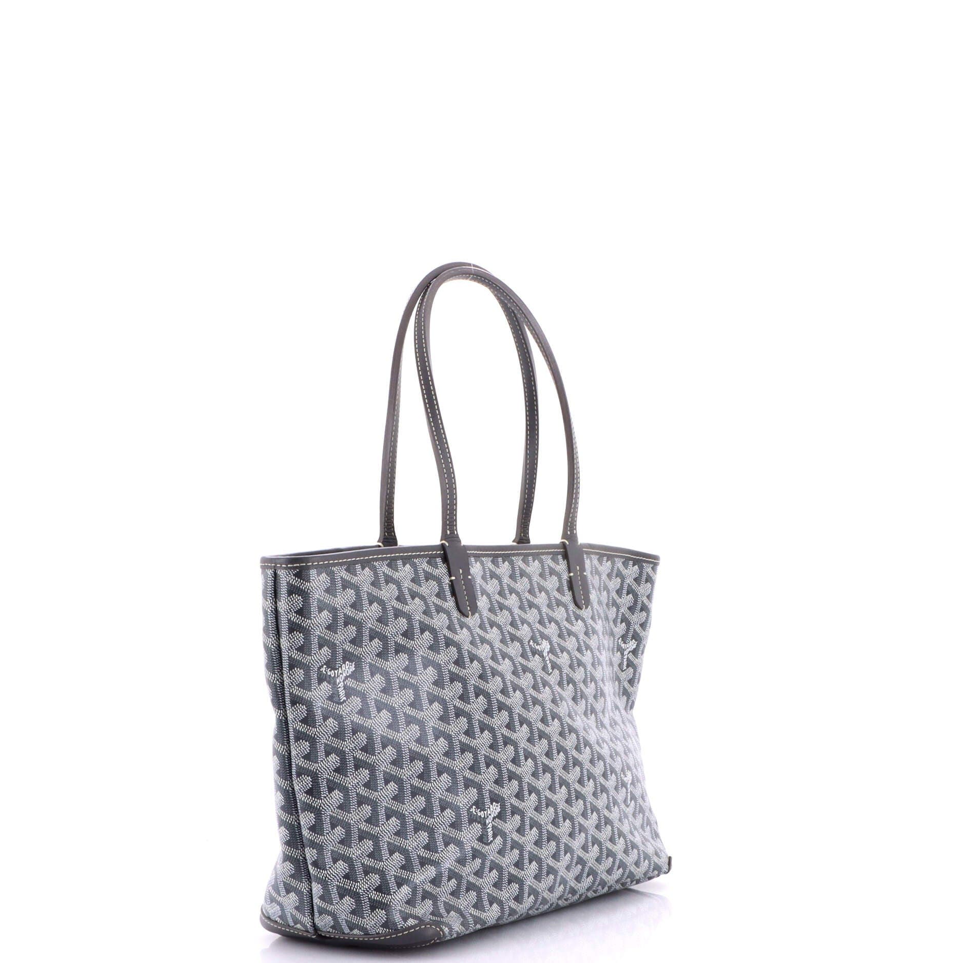 Pre-Owned Goyard Artois Tote Coated Canvas PM, Alternate, color, Gray