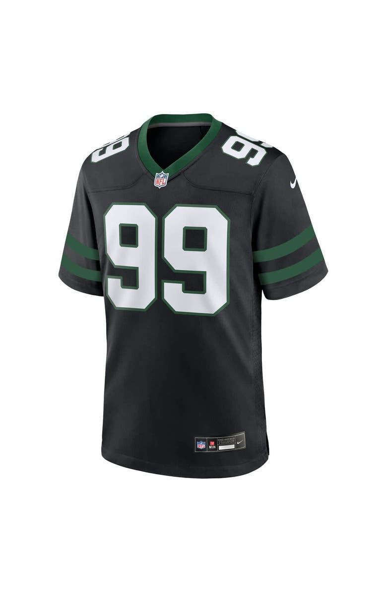 Nike Men's Nike Will McDonald IV Legacy Black New York Jets Alternate Game Jersey, Alternate, color, 