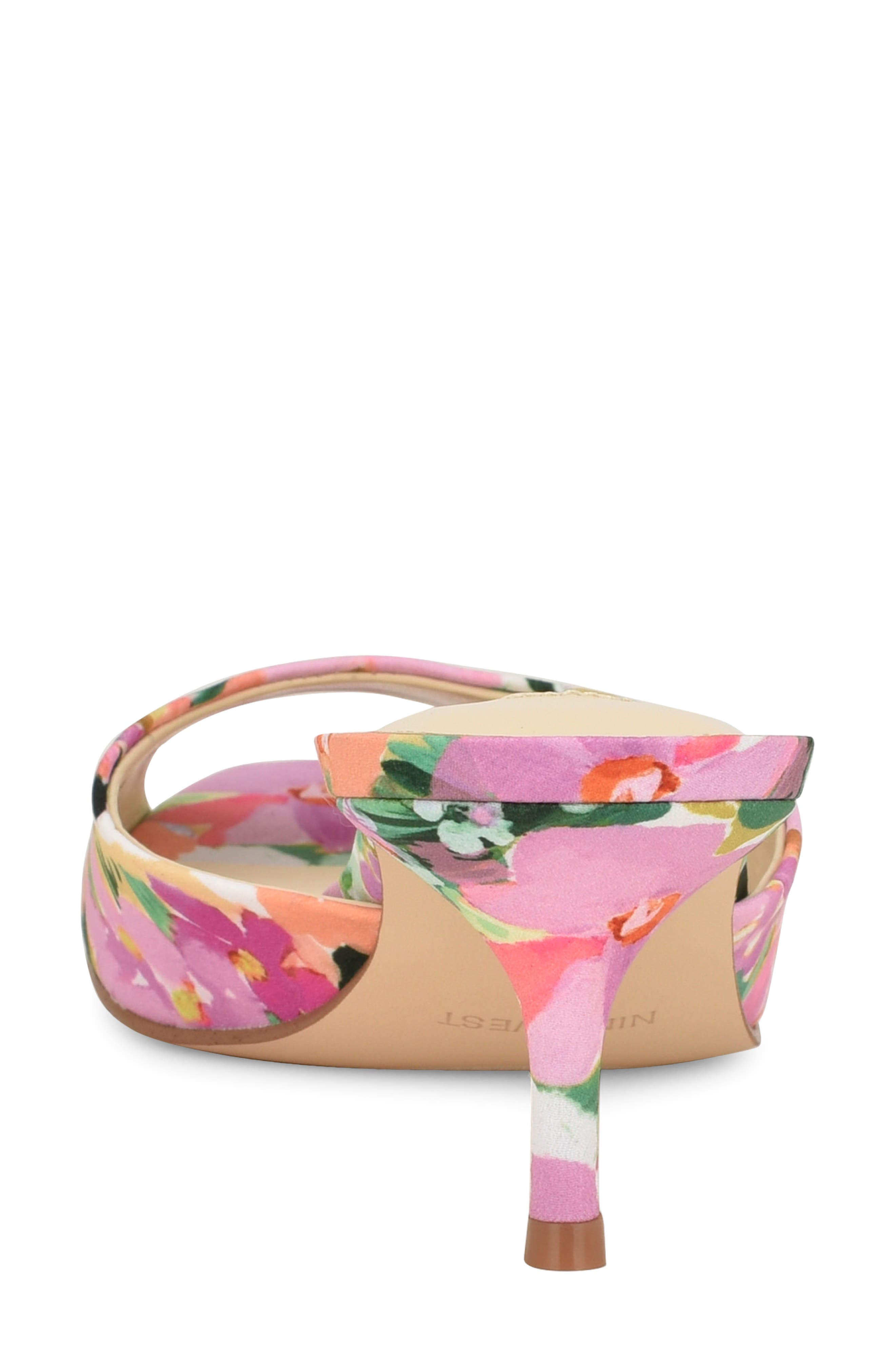 Nine West Luvlie Kitten Heel Slide Sandal, Alternate, color, 