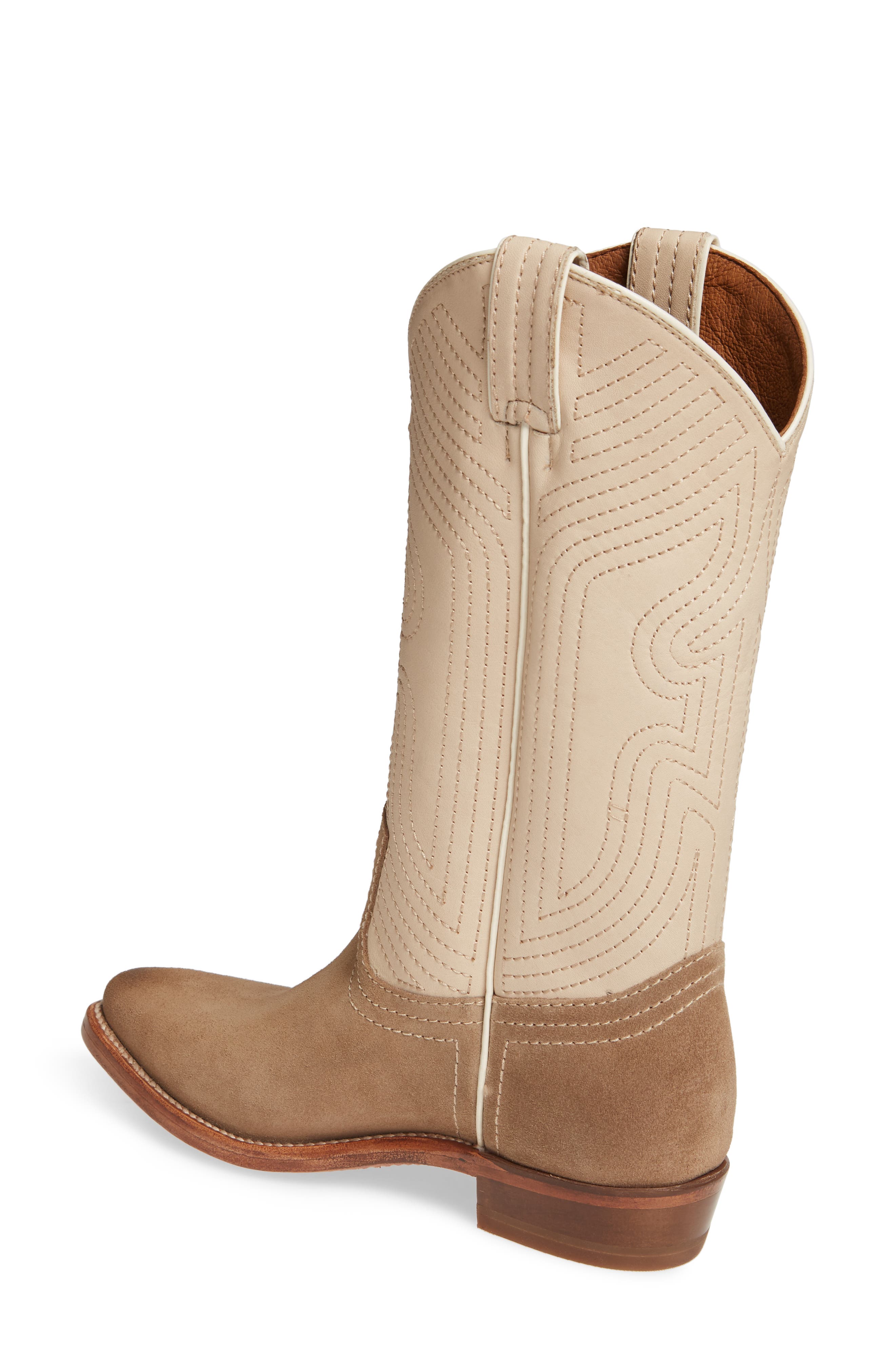 Billy Western Boot, Alternate, color, OFF WHITE MULTI