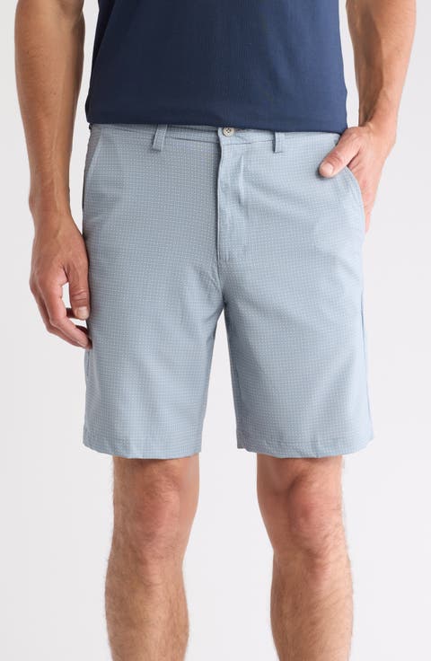 Geometric Print Golf Shorts