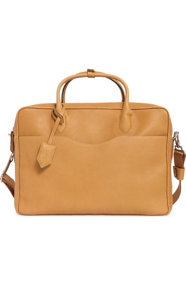 Longchamp Parisis Leather Briefcase, Main, color, Baltik