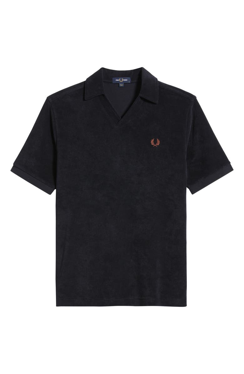 Fred Perry Terry Cloth Johnny Collar Polo, Alternate, color, 