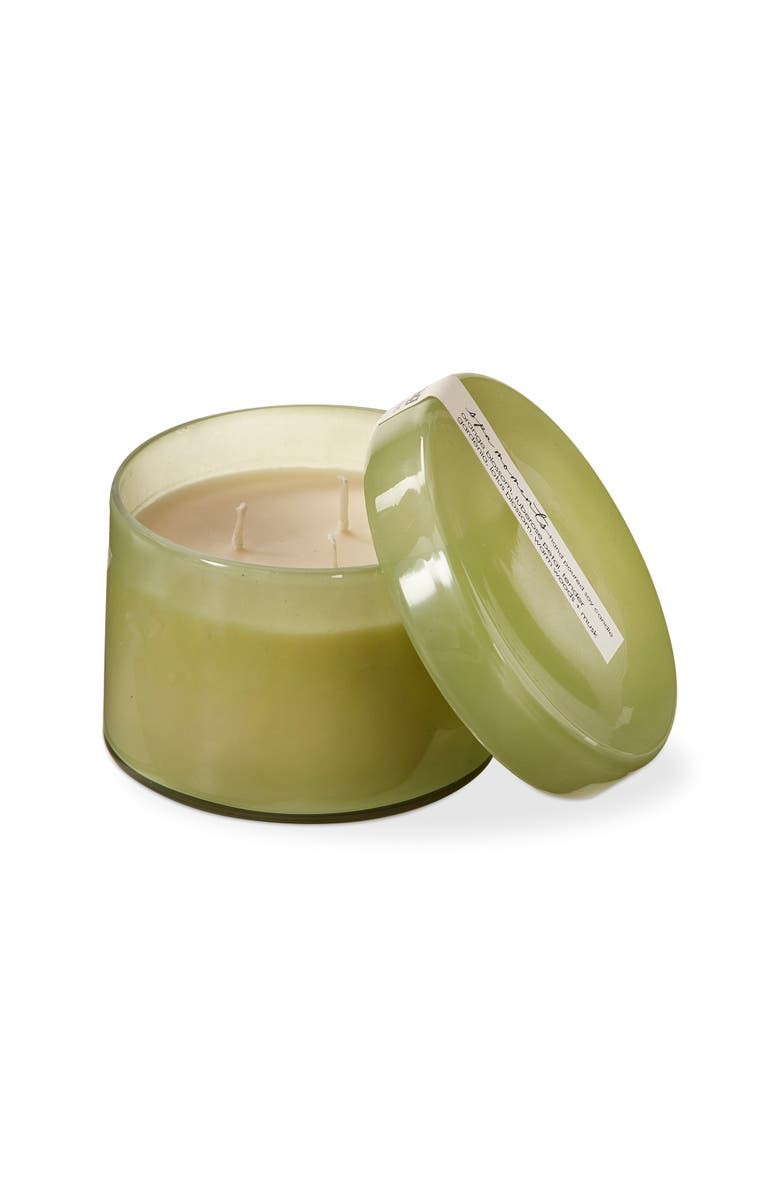 tag Spa Moments Light Green Scented Candle with Lid for Relaxation, Main, color, Green