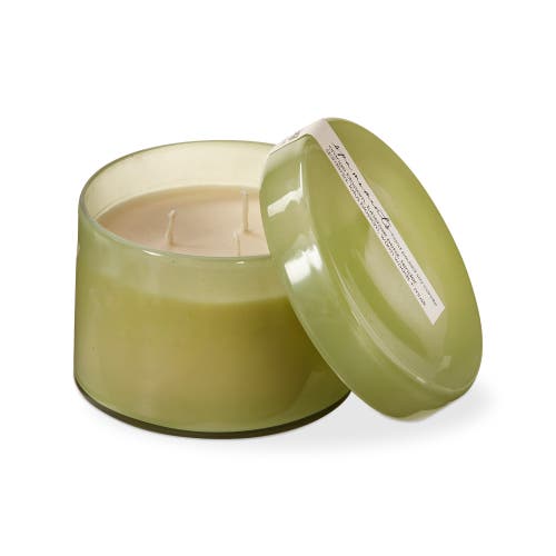 Tag Spa Moments Light Green Scented Candle With Lid For Relaxation In Green