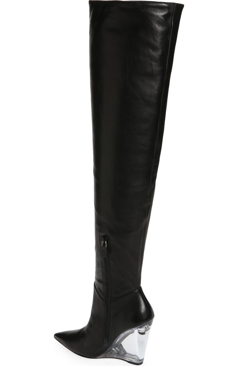 Stuart Weitzman Lucite 100 Wedge Boot, Alternate, color,