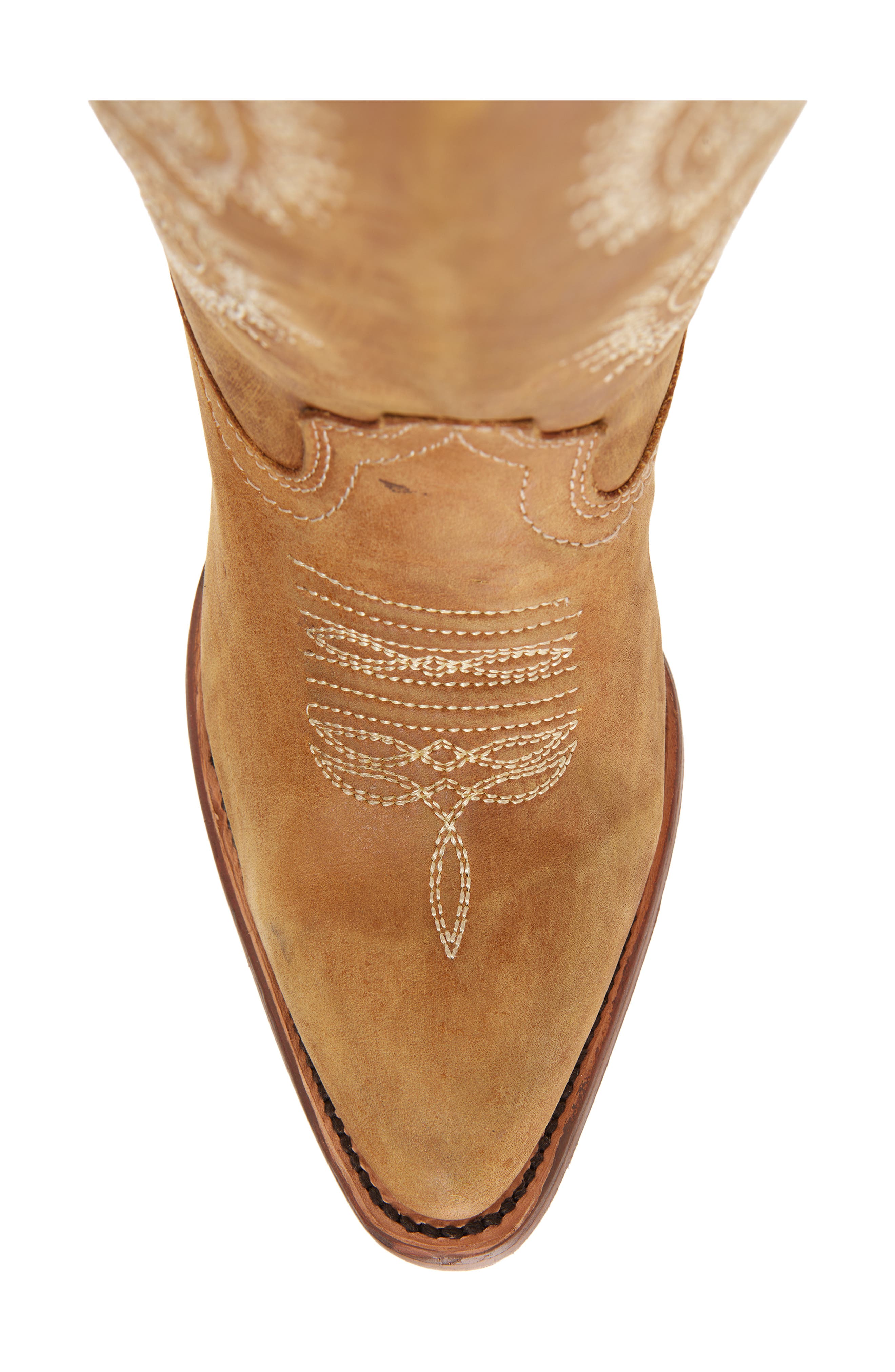 CORRAL Embroidered Knee High Western Boot, Alternate, color, Golden