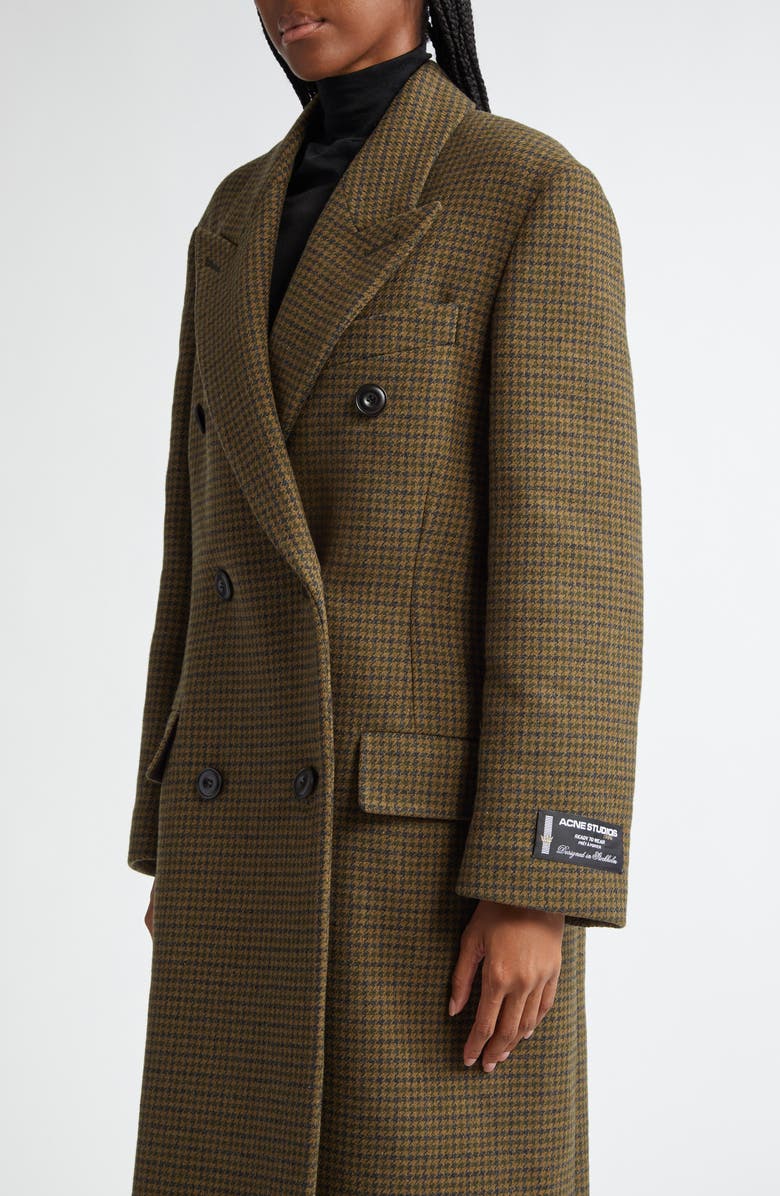 Acne Studios Ohama Double Breasted Tweed Coat, Alternate, color,