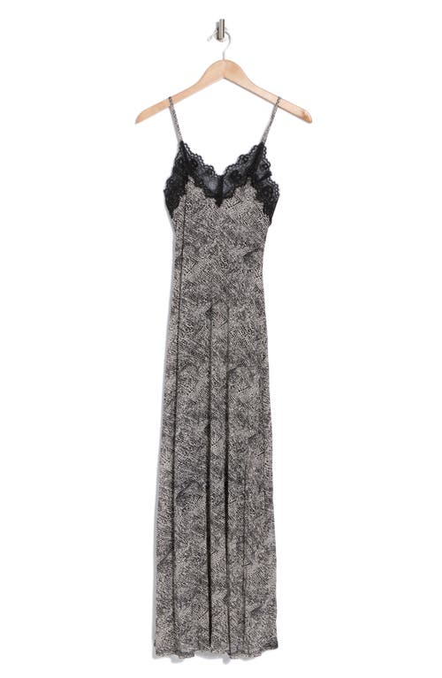 LOVESTITCH LOVESTITCH LACE TRIM MAXI DRESS