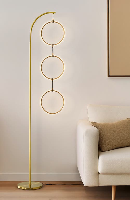 Brightech Nova 74" Novelty Halo Integrated Led Floor Lamp With 3-way Dimming