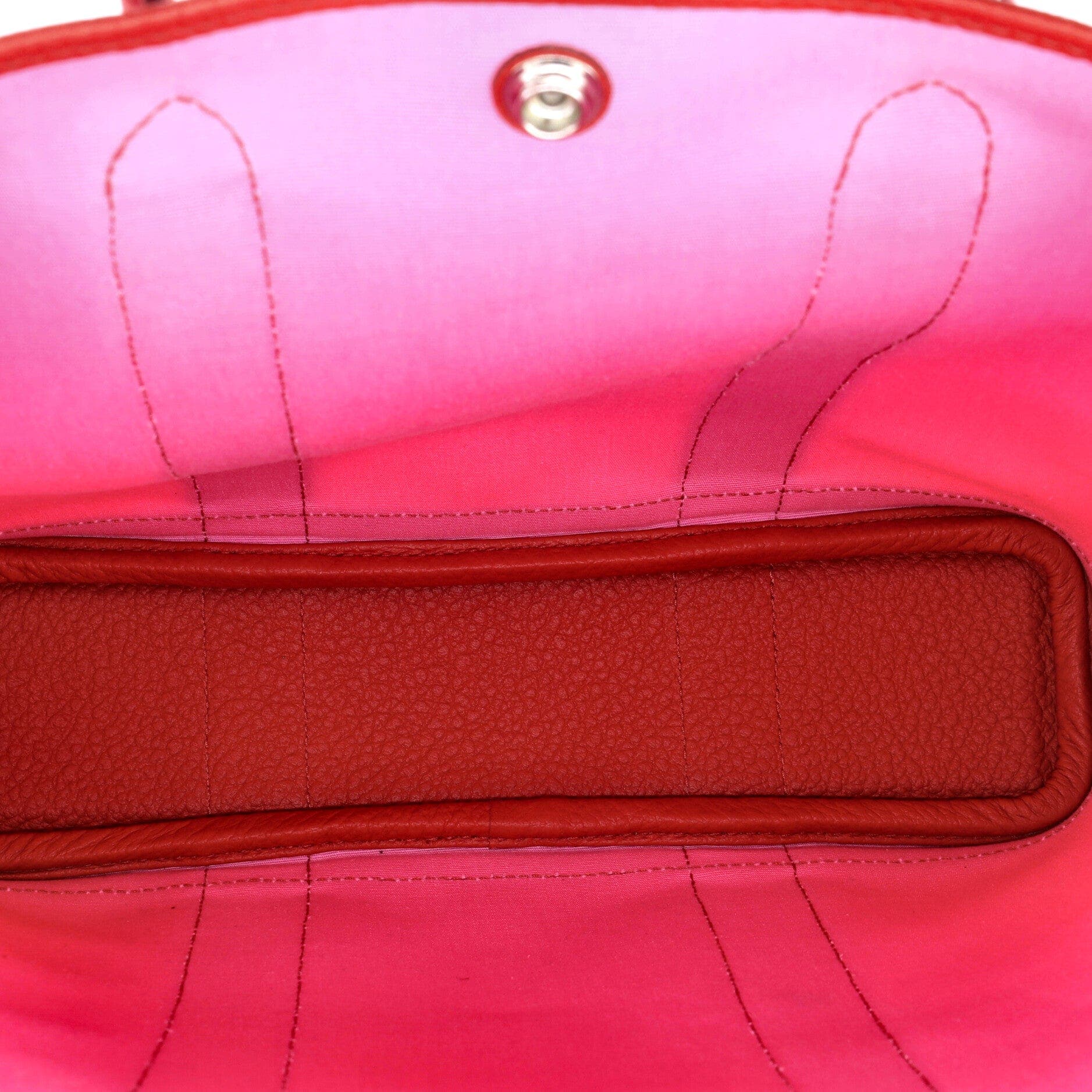 Garden File Tote Toile and Leather 28, Alternate, color, Bubblegum