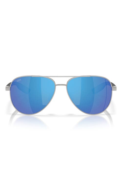 Costa Del Mar 57mm Polarized Pilot Sunglasses In Blue