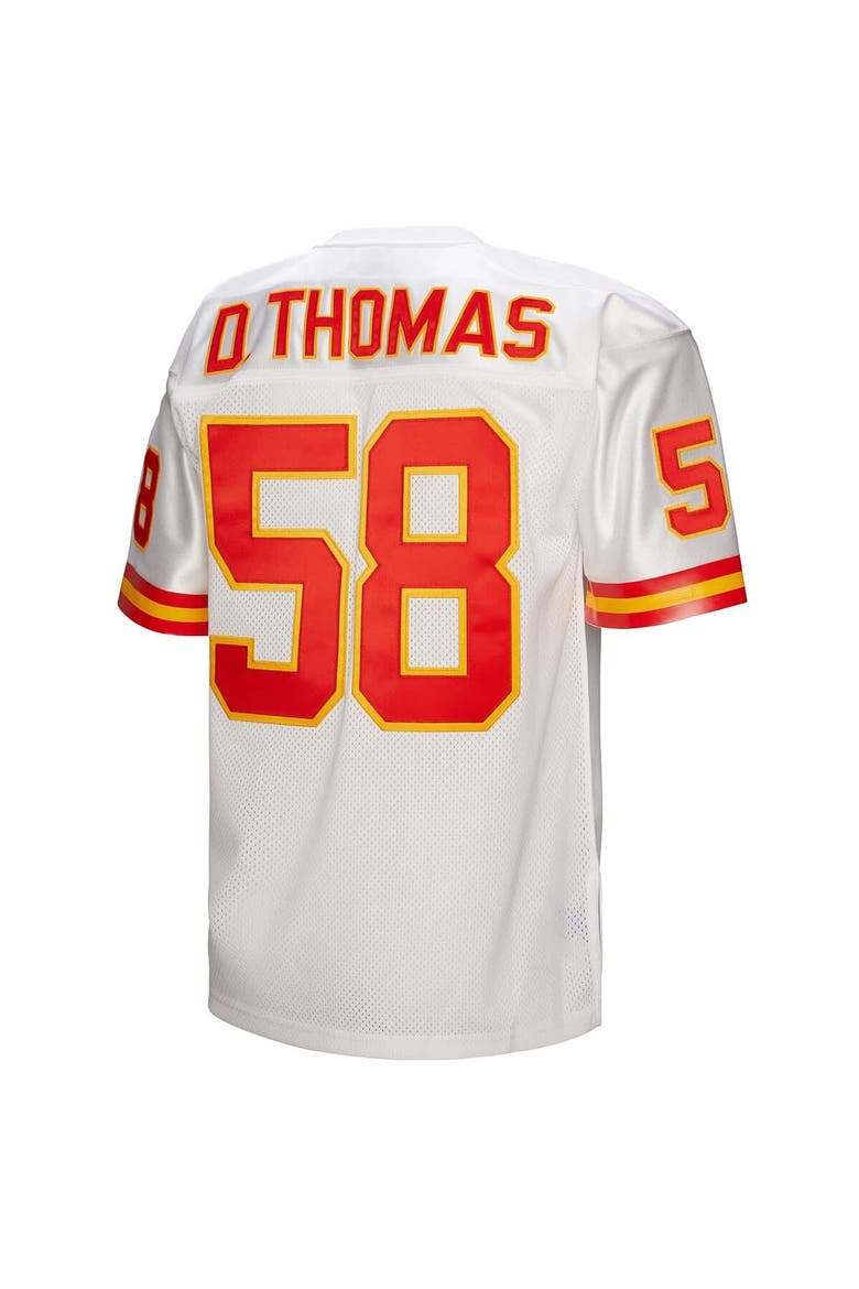 Men's Mitchell & Ness Derrick Thomas White Kansas City Chiefs 1994 Authentic Throwback Retired Player Jersey, Alternate, color, White