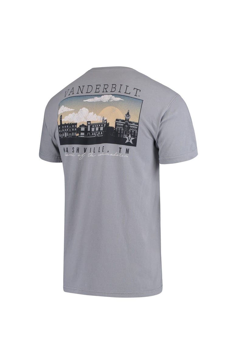 IMAGE ONE Vanderbilt Commodores Comfort Colors Campus Scenery T-Shirt - Gray, Alternate, color, 