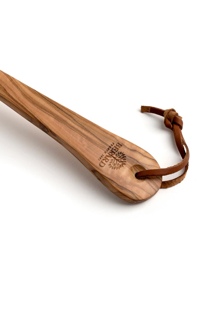 Berard Handcrafted Olive Wood 14-Inch Ladle, Alternate, color, Brown