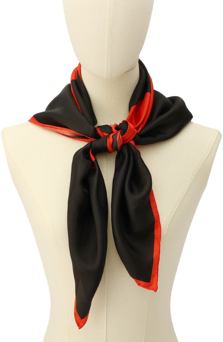 Kate Spade New York x alexander girard love silk scarf, Alternate, color, 