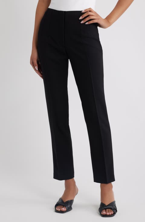 Icon Twill High Waist Cigarette Pants
