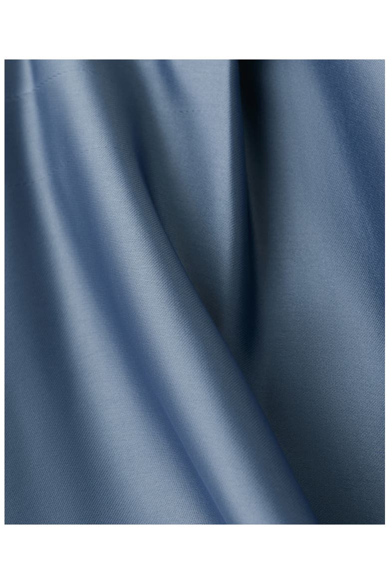 Drape Neck Satin Maxi Dress, Alternate, color, CHARCOAL