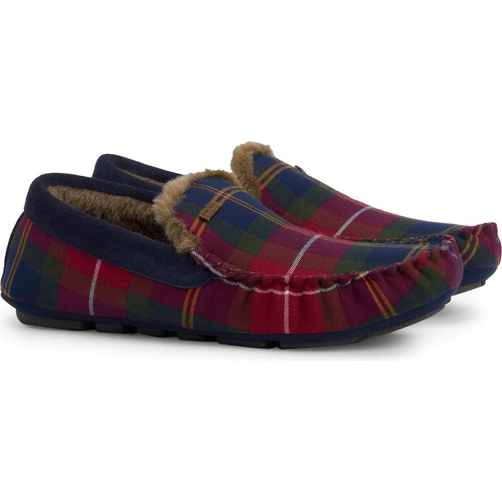 Barbour Monty Faux Fur Lined Slipper In Multi